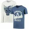Outerstuff Youth Blue/White Toronto Maple Leafs Two-Man Advantage T-Shirt Combo Set