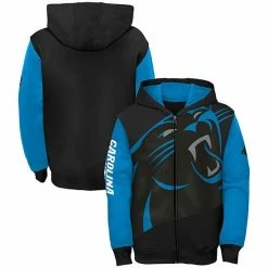 Outerstuff Youth Black/Blue Carolina Panthers Poster Board Full-Zip Hoodie -Outerstuff shop unnamed file 8665