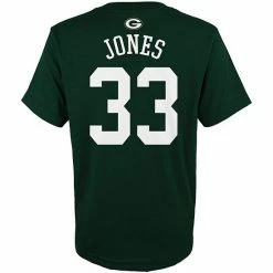 Outerstuff Youth Aaron Jones Green Green Bay Packers Mainliner Player Name & Number T-Shirt -Outerstuff shop unnamed file 867