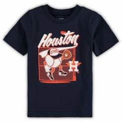 Outerstuff Toddler Navy Houston Astros On The Fence T-Shirt