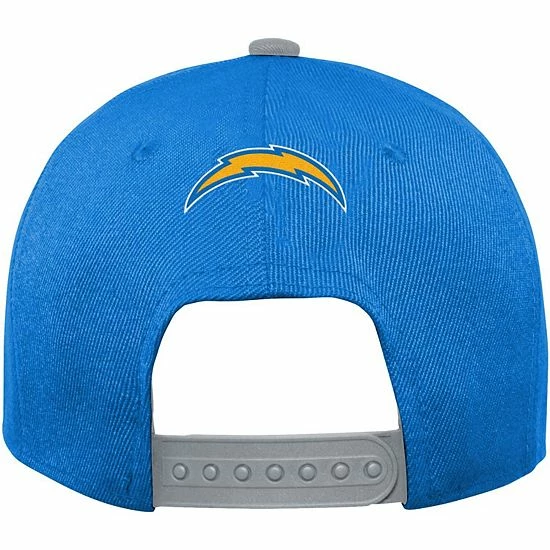 Outerstuff Youth Powder Blue Los Angeles Chargers On Trend Precurved A-Frame Snapback Hat 6 Outerstuff Youth Powder Blue Los Angeles Chargers On Trend Precurved A-Frame Snapback Hat - Image 4
