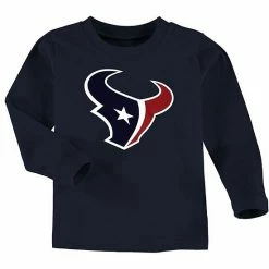 Outerstuff Houston Texans Toddler Team Logo Long Sleeve T-Shirt - Navy Blue