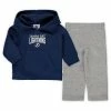Outerstuff Toddler Blue/Heathered Gray Tampa Bay Lightning Fan Flare Pullover Hoodie & Pants Set