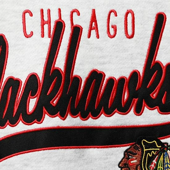 Outerstuff Youth Heathered Gray Chicago Blackhawks Legends Pullover Sweatshirt 7 Outerstuff Youth Heathered Gray Chicago Blackhawks Legends Pullover Sweatshirt - Image 5