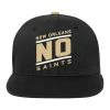 Outerstuff Preschool Black New Orleans Saints Team Code Snapback Hat -Outerstuff shop unnamed file 8826