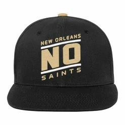 Outerstuff Preschool Black New Orleans Saints Team Code Snapback Hat