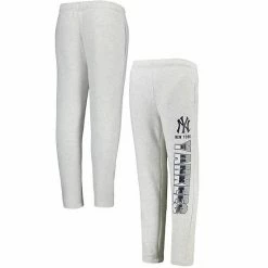 Outerstuff Youth Ash New York Yankees Game Time Fleece Pants