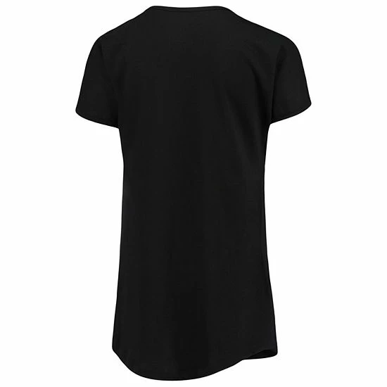 Outerstuff Youth Black Miami Marlins Horizon Dolman T-Shirt 5 Outerstuff Youth Black Miami Marlins Horizon Dolman T-Shirt - Image 3