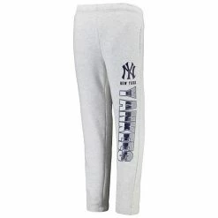 Outerstuff Youth Ash New York Yankees Game Time Fleece Pants 8 Outerstuff Youth Ash New York Yankees Game Time Fleece Pants -Outerstuff shop unnamed file 886