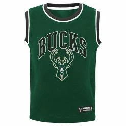 Outerstuff Toddler Hunter Green Milwaukee Bucks Jersey Tank Top & Shorts Set -Outerstuff shop unnamed file 8864
