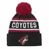 Outerstuff Preschool Black Arizona Coyotes Wordmark Cuffed Knit Hat With Pom -Outerstuff shop unnamed file 8885