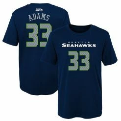 Outerstuff Preschool Jamal Adams College Navy Seattle Seahawks Mainliner Player Name & Number T-Shirt -Outerstuff shop unnamed file 8898