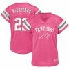 Outerstuff Girls Youth Christian McCaffrey Pink Carolina Panthers Fashion Fan Gear V-Neck T-Shirt -Outerstuff shop unnamed file 8900