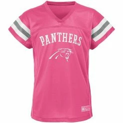 Outerstuff Girls Youth Christian McCaffrey Pink Carolina Panthers Fashion Fan Gear V-Neck T-Shirt -Outerstuff shop unnamed file 8901