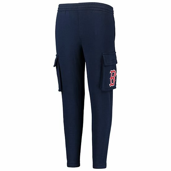 Outerstuff Youth Navy Boston Red Sox Players Anthem Fleece Cargo Pants 5 Outerstuff Youth Navy Boston Red Sox Players Anthem Fleece Cargo Pants - Image 3