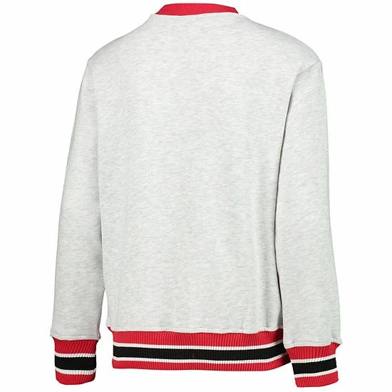 Outerstuff Youth Heathered Gray Washington Capitals Legends Pullover Sweatshirt 5 Outerstuff Youth Heathered Gray Washington Capitals Legends Pullover Sweatshirt - Image 3