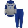 Outerstuff Toddler Heathered Gray/Royal Los Angeles Dodgers Sideline Fleece Pullover Hoodie & Pants Set -Outerstuff shop unnamed file 8962