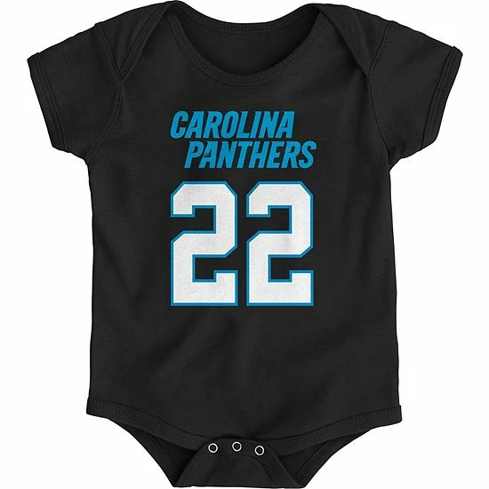 Outerstuff Newborn Christian McCaffrey Black Carolina Panthers Mainliner Name & Number Bodysuit 5 Outerstuff Newborn Christian McCaffrey Black Carolina Panthers Mainliner Name & Number Bodysuit - Image 3