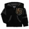 Outerstuff Infant Black Vegas Golden Knights Faceoff Full-Zip Hoodie