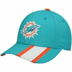 Alternative view of Outerstuff Youth Aqua Miami Dolphins Sport Tech Snapback Hat