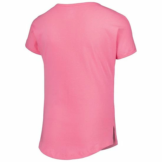 Outerstuff Girls Youth Pink Cleveland Browns Fair Catch Dolman T-Shirt 6 Outerstuff Girls Youth Pink Cleveland Browns Fair Catch Dolman T-Shirt - Image 4