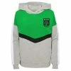 Outerstuff Girls Youth Heathered Gray/Green Austin FC All Yours Pullover Hoodie