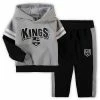 Outerstuff Toddler Gray/Black Los Angeles Kings Miracle On Ice Raglan Pullover Hoodie & Pants Set -Outerstuff shop unnamed file 9087