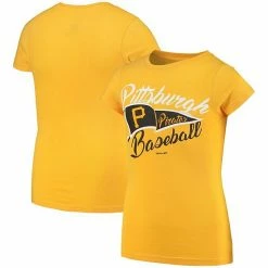Outerstuff Girls Youth Gold Pittsburgh Pirates Fly The Flag T-Shirt -Outerstuff shop unnamed file 9106