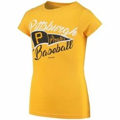 Outerstuff Girls Youth Gold Pittsburgh Pirates Fly The Flag T-Shirt -Outerstuff shop unnamed file 9107