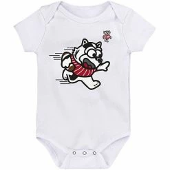 Outerstuff Newborn White Wisconsin Badgers Little Mascot Bodysuit