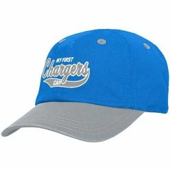 Alternative view of Outerstuff Infant Powder Blue/Gray Los Angeles Chargers My First Tail Sweep Slouch Flex Hat