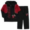 Outerstuff Preschool Black Miami Heat Around The Rim Hoodie Track Jacket And Pants Set -Outerstuff shop unnamed file 9187