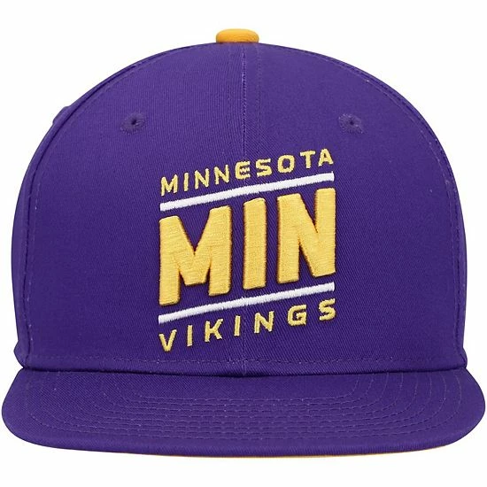 Outerstuff Youth Purple Minnesota Vikings Team Code Adjustable Snapback Hat 5 Outerstuff Youth Purple Minnesota Vikings Team Code Adjustable Snapback Hat - Image 3