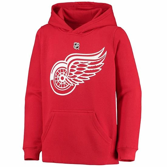 Outerstuff Youth Red Detroit Red Wings Primary Logo Pullover Hoodie 5 Outerstuff Youth Red Detroit Red Wings Primary Logo Pullover Hoodie - Image 3