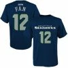 Outerstuff Youth Navy Seattle Seahawks Mainliner Player Name & Number T-Shirt