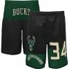 Outerstuff Youth Giannis Antetokounmpo Black Milwaukee Bucks Pandemonium Name & Number Shorts