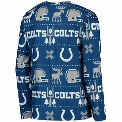 Outerstuff Youth Royal Indianapolis Colts Logo Allover Print Long Sleeve T-Shirt & Pants Holiday Pajamas Sleep Set 10 Outerstuff Youth Royal Indianapolis Colts Logo Allover Print Long Sleeve T-Shirt & Pants Holiday Pajamas Sleep Set -Outerstuff shop unnamed file 9266