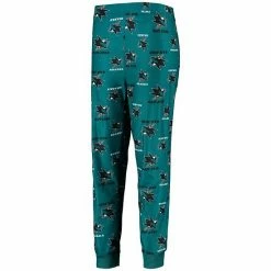 Outerstuff Youth Teal San Jose Sharks Allover Print Long Sleeve T-Shirt And Pants Sleep Set -Outerstuff shop unnamed file 9277