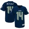 Outerstuff Youth DK Metcalf College Navy Seattle Seahawks Performance Player Name & Number Raglan V-Neck T-Shirt