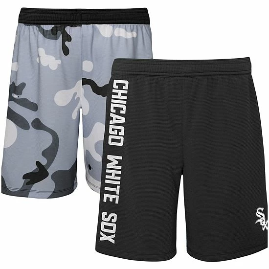Outerstuff Youth Navy Chicago White Sox Camo Newsies Active Shorts 3 Outerstuff Youth Navy Chicago White Sox Camo Newsies Active Shorts