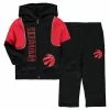 Outerstuff Preschool Black/Red Toronto Raptors Around The Rim Hoodie Track Jacket And Pants Set -Outerstuff shop unnamed file 9312