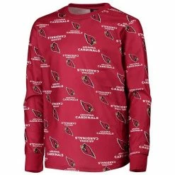 Outerstuff Youth Cardinal Arizona Cardinals All Over Print Long Sleeve T-Shirt & Pants Sleep Set -Outerstuff shop unnamed file 9318