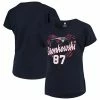 Outerstuff Girls Youth Rob Gronkowski Navy New England Patriots Sonic Heart Player Name & Number Dolman T-Shirt -Outerstuff shop unnamed file 9335
