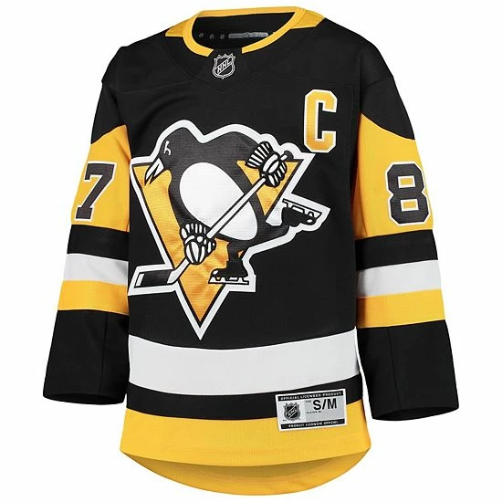 Outerstuff Youth Sidney Crosby Black Pittsburgh Penguins Premier Player Jersey 5 Outerstuff Youth Sidney Crosby Black Pittsburgh Penguins Premier Player Jersey - Image 3