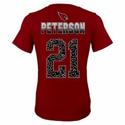 Outerstuff Girls Youth Patrick Peterson Cardinal Arizona Cardinals Fade Route Name & Number T-Shirt -Outerstuff shop unnamed file 9381