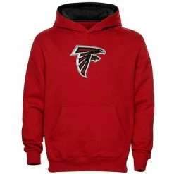 Outerstuff Atlanta Falcons Preschool Fan Gear Primary Logo Pullover Hoodie - Red