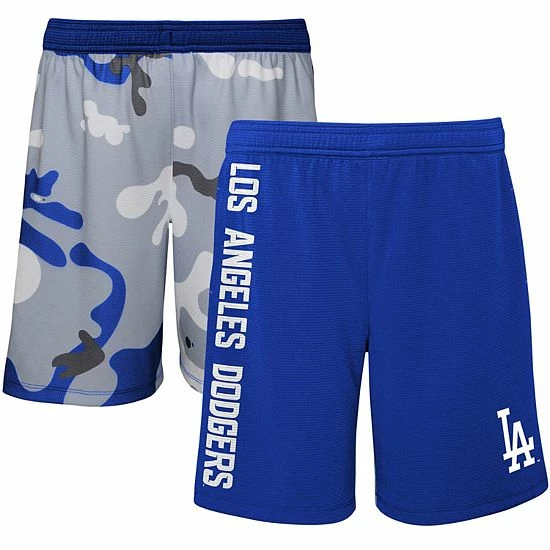 Outerstuff Youth Royal Los Angeles Dodgers Camo Newsies Active Shorts 3 Outerstuff Youth Royal Los Angeles Dodgers Camo Newsies Active Shorts