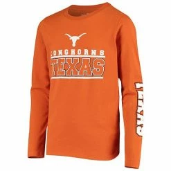 Outerstuff Youth Texas Orange Texas Longhorns 2-Hit Transition Long Sleeve T-Shirt -Outerstuff shop unnamed file 942