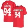 Outerstuff Youth Solomon Thomas Scarlet San Francisco 49ers Mainliner Name & Number T-Shirt