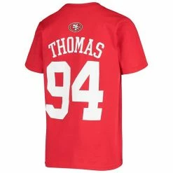 Outerstuff Youth Solomon Thomas Scarlet San Francisco 49ers Mainliner Name & Number T-Shirt 7 Outerstuff Youth Solomon Thomas Scarlet San Francisco 49ers Mainliner Name & Number T-Shirt -Outerstuff shop unnamed file 9451